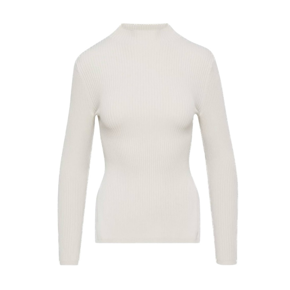 Aritzia Babaton Sculpt Knit Mockneck Top with Tie Detail